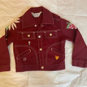 RARE vintage kids jacket‎ with embroidery.